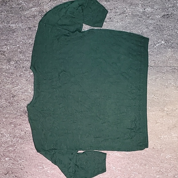 Vintage. Made in USA. Mathias. 💯 Acrylic crewneck pullover. Textured.Women's 2X - Picture 13 of 16